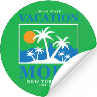 Discover SUMMER VACATION Cool Stickers