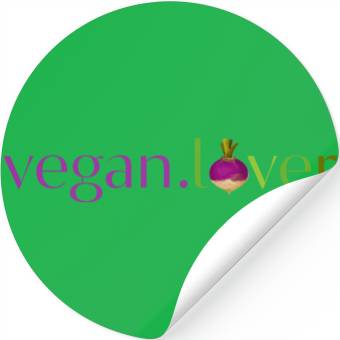 Discover Vegan lover turnip Stickers