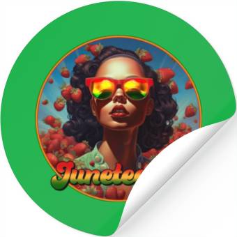 Discover Juneteenth Gurl Stickers