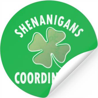 Discover Shenanigans Coordinator Saint Patric Day Stickers