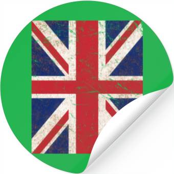 Discover Union Jack Flag Stickers