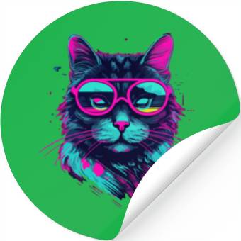 Discover Cool Cat Stickers