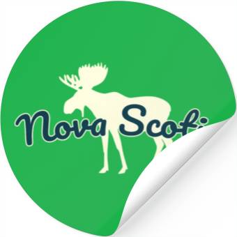 Discover Nova Scotia Moose Or Stickers
