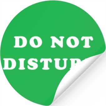 Discover Do Not Disturb Stickers