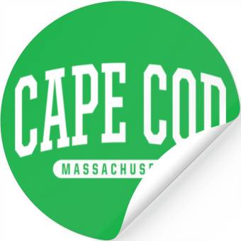 Discover Cape Cod College Style Mass Usa Stickers