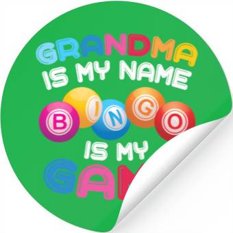 Discover Bingo Player Grandma Stickers