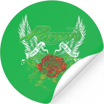 Discover Poison Thorns Wings Stickers