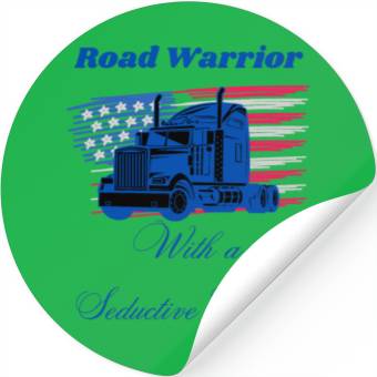 Discover Road Warrior with a Seductive Edge Stickers