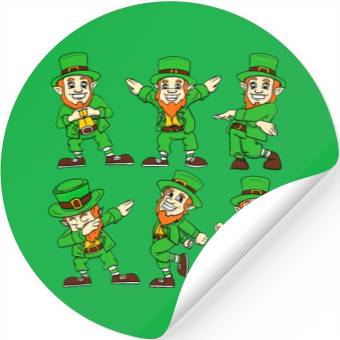 Discover Dancing Leprechauns St Patrick'S Day Stickers