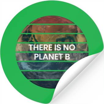 Discover There Is No Planet B - Save Earth Stickers