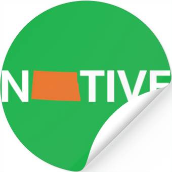 Discover North Dakota Native Stickers