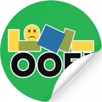 Discover Jenr8D Oof Grey Small Stickers