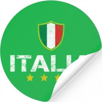Discover Italia Italian Pride Stickers