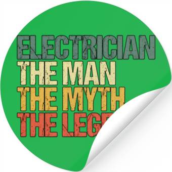Discover Electrician Journeyman Electrical Engineer Stickers