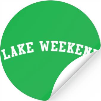 Discover Lake Weekend Stickers