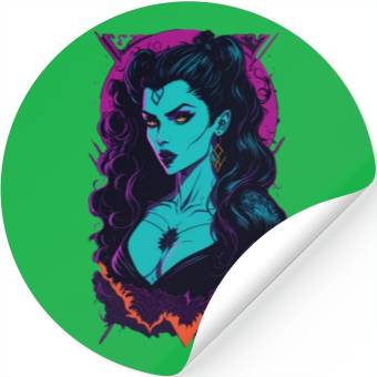 Discover Vampire Girl Stickers
