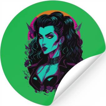 Discover Vampire Girl Stickers