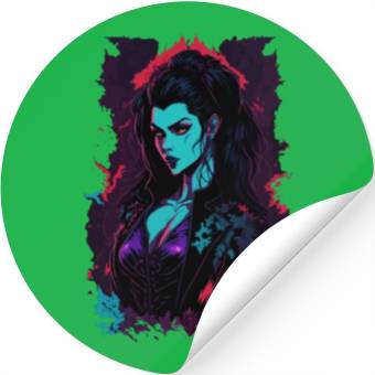 Discover Vampire Girl Stickers