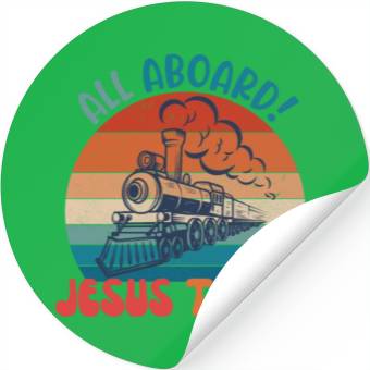 Discover All Aboard! Je-sus Train Stickers