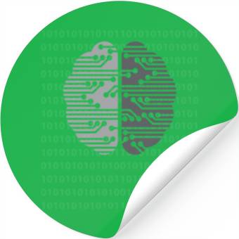 Discover Computer Circuit Digital Brain Ai Neural Network Stickers