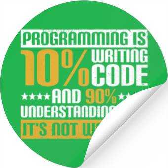 Discover Software Developer Binary Computer Science Funny P Stickers