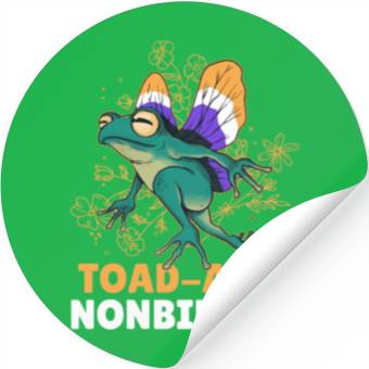 Discover Toad-Ally Nonbinary Stickers