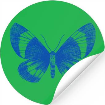 Discover Butterfly flower pattern Stickers
