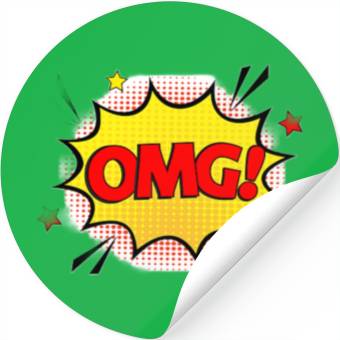 Discover OMG design Stickers