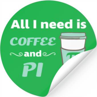 Discover Pi Day Math Coffee Geometry Calculus Trigonometry Stickers