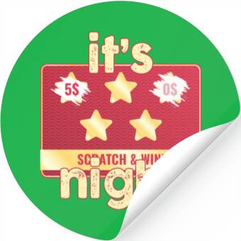 Discover It's Scratch And Win Night Stickers