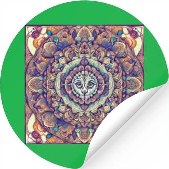 Discover Unique Mandala V4 Stickers