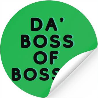 Discover da boss 101 Stickers