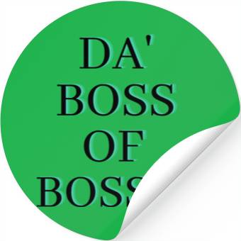 Discover da boss 102 Stickers