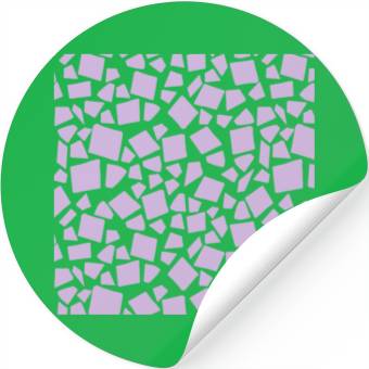 Discover Purple Geometry Pattern Stickers