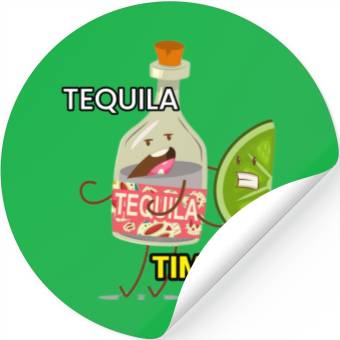 Discover TEQUILA TIME!!!! U&F Stickers