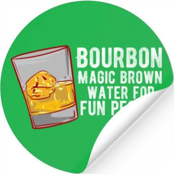 Discover Bourbon - Magic Brown Water Stickers
