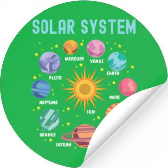 Discover Solar System Planets Science Stickers