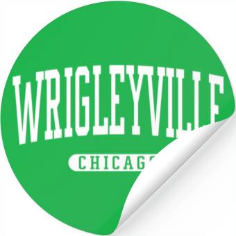 Discover Wrigleyville Chicago Stickers