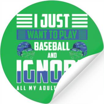 Discover Baseball Pitcher America Baseballer Stickers