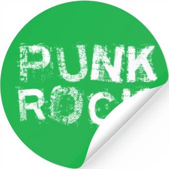 Discover PUNK ROCK Text Stickers