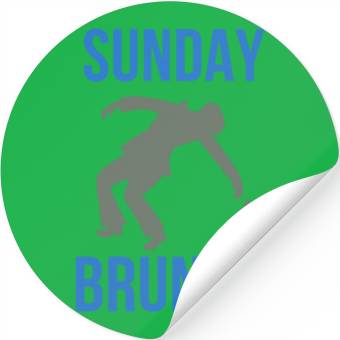 Discover Sunday Brunch 4 Stickers
