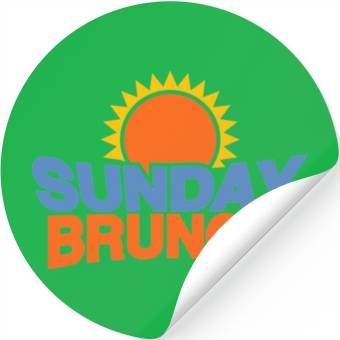 Discover Sunday Brunch Stickers