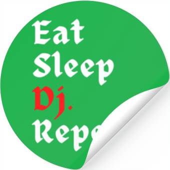 Discover Eat Sleep Work Repeat 1 Stickers