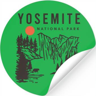 Discover Yosemite National Park Stickers