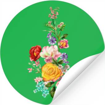 Discover splash flowers,blossom Stickers