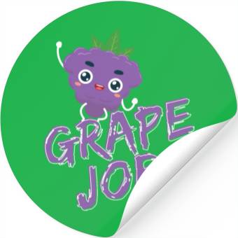 Discover Grape Job Stickers