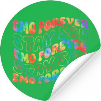 Discover Emo Forever Stay Sad Stickers