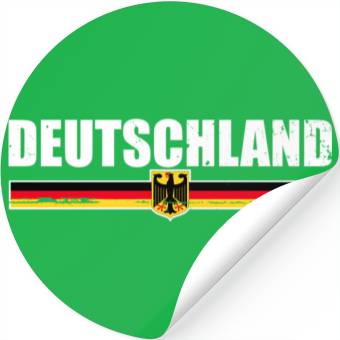 Discover Deutschland Gery Flag Proud Ger Stickers