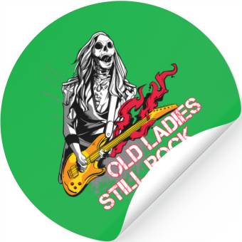 Discover Old Ladies Still Rock eleton Roc eleton Stickers
