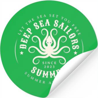 Discover Sail In Summer Stickers